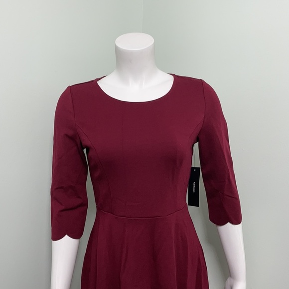 NEW Lulus Cumulonimbus Clouds Skater Dress Small - Picture 6 of 7